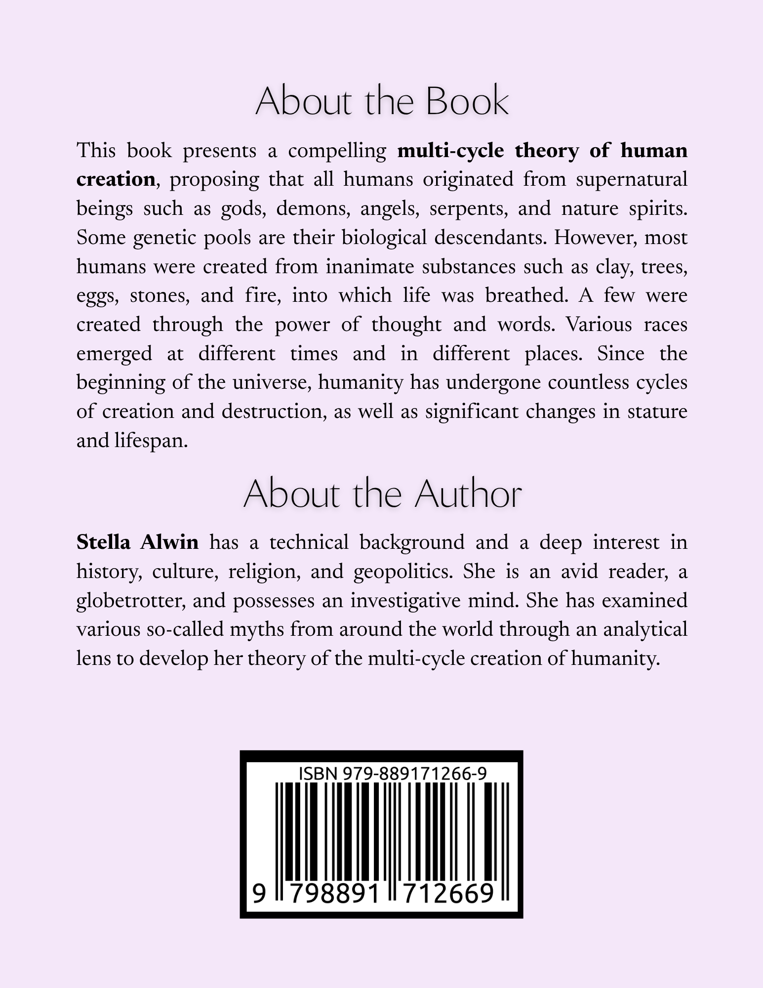 The Mystery of Human Origins — back cover